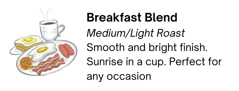 Breakfast Blend - Medium/Light Roast