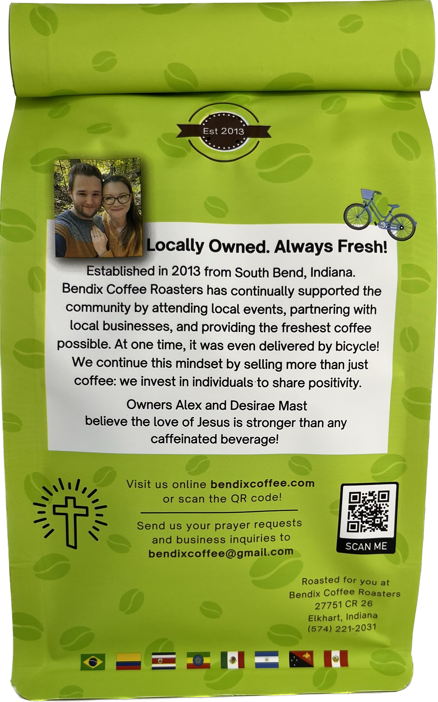 Half-Caff Blend - Half the Caffeine Coffee!