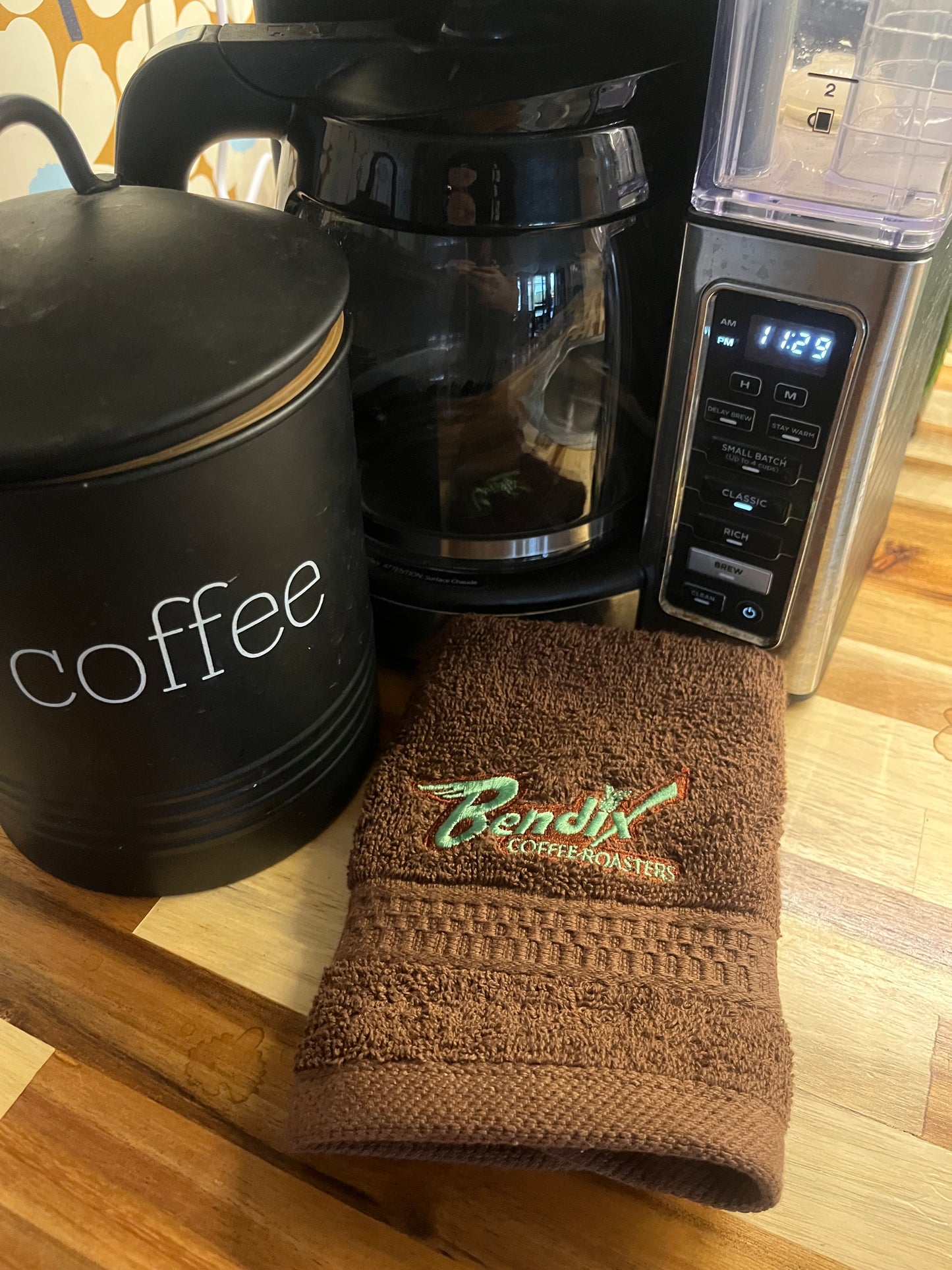 Coffee Bar Towel - Embroidered