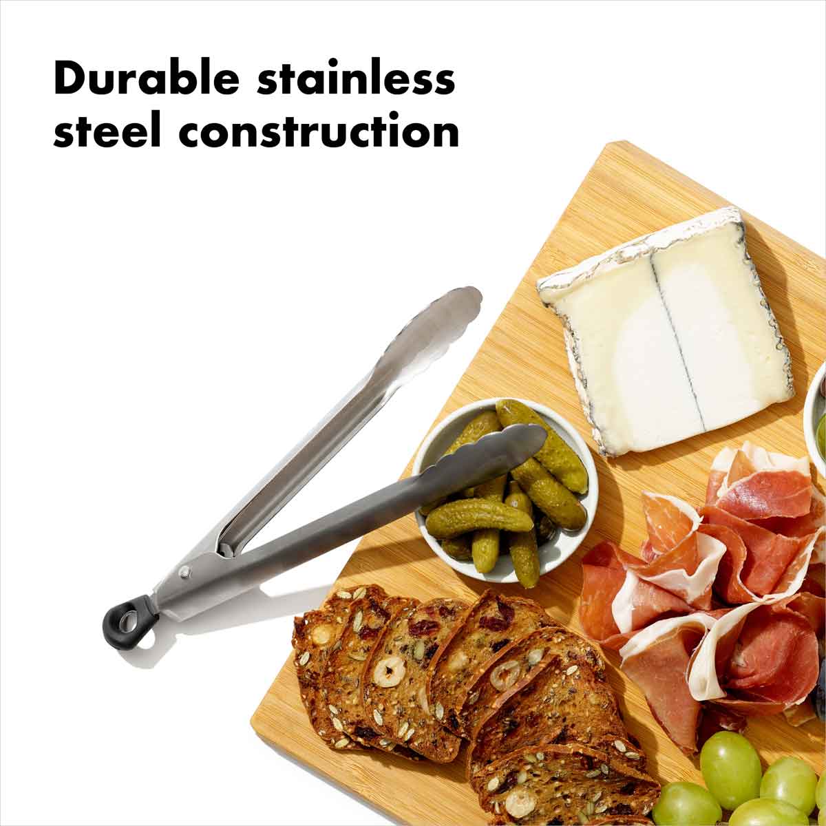 OXO Good Grips Stainless Steel Locking Mini Tongs - 7"