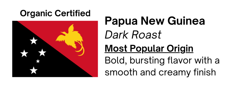 Papua New Guinea - Dark Roast *Popular*