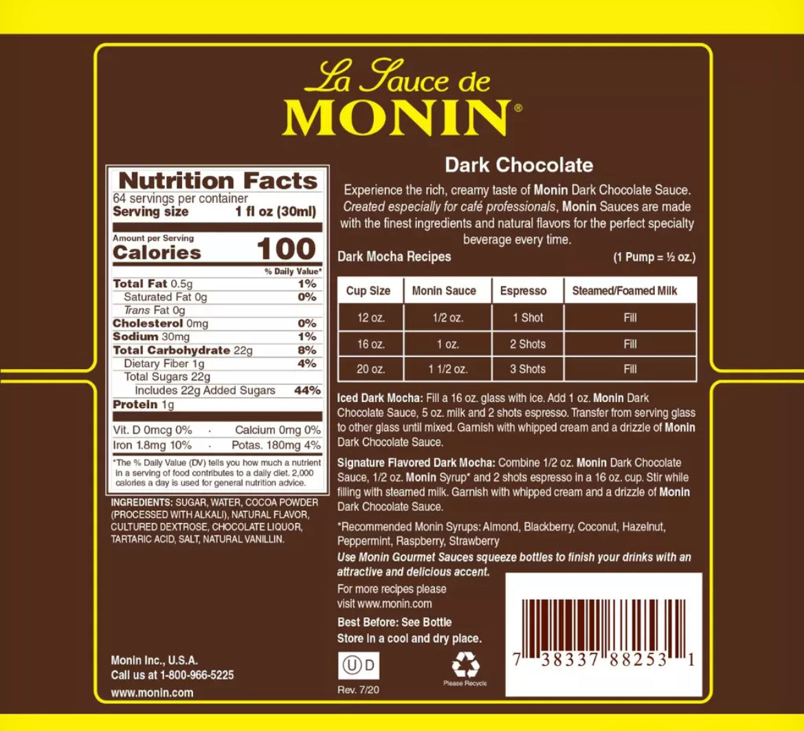 Dark Chocolate Sauce (64oz)