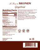 Gingerbread - Monin 750ml Syrup